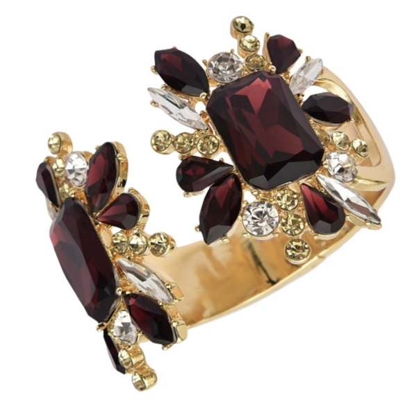 Gold-Tone Multi Stone Cuff Bra MultiMisa Hylton for INC Gold-Tone Multi Stone Cu - Picture 1 of 2
